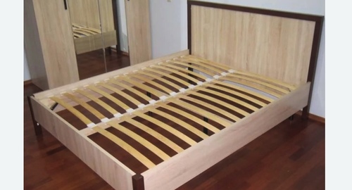 Сборка двухспальной кровати. Кизляр